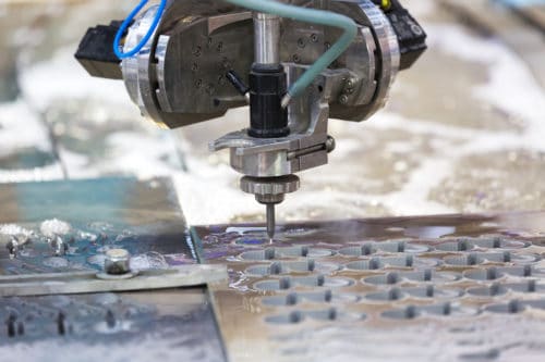 waterjet metal cutting by cnc programing, cutting process for high accuracy part, non heat generate cutting process