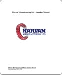 Harvan Supplier Manual