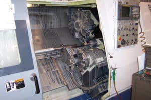 Long Shaft Machining with Steady Rest